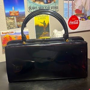 Black vintage purse